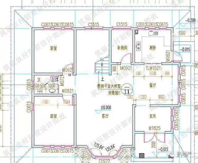 5套二层带5卧农村小别墅图纸，明明户型5最漂亮