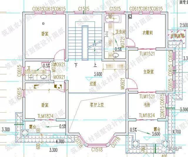 5套二层带5卧农村小别墅图纸，明明户型5最漂亮