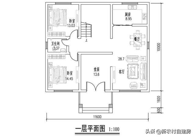 25万不到建别墅？这款或许能满足你，外观朴素有情调！