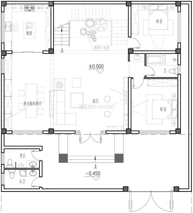 河北业主53.8万带超大庭院的简欧农村别墅，邻居家觉得超大气