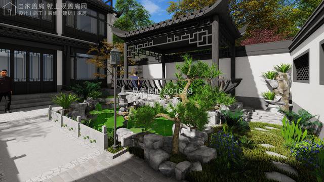四川88万带奢华古朴景观的中式农村别墅，家里长辈都说性价比超高