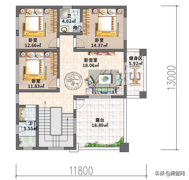 别墅设计：246平简欧别墅，优雅大气看起来十分舒适