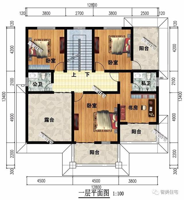 2栋客厅挑空设计的欧式别墅，漂亮大气，一看户主就是能人