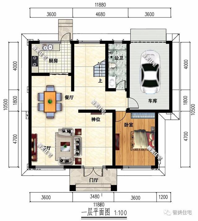两栋宽11米多的欧式别墅，户型一客厅挑空，经典设计造价30万