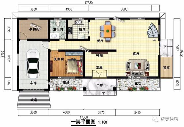 进深8米多的两栋农村别墅，外观都很美，返乡盖房选对户型很重要