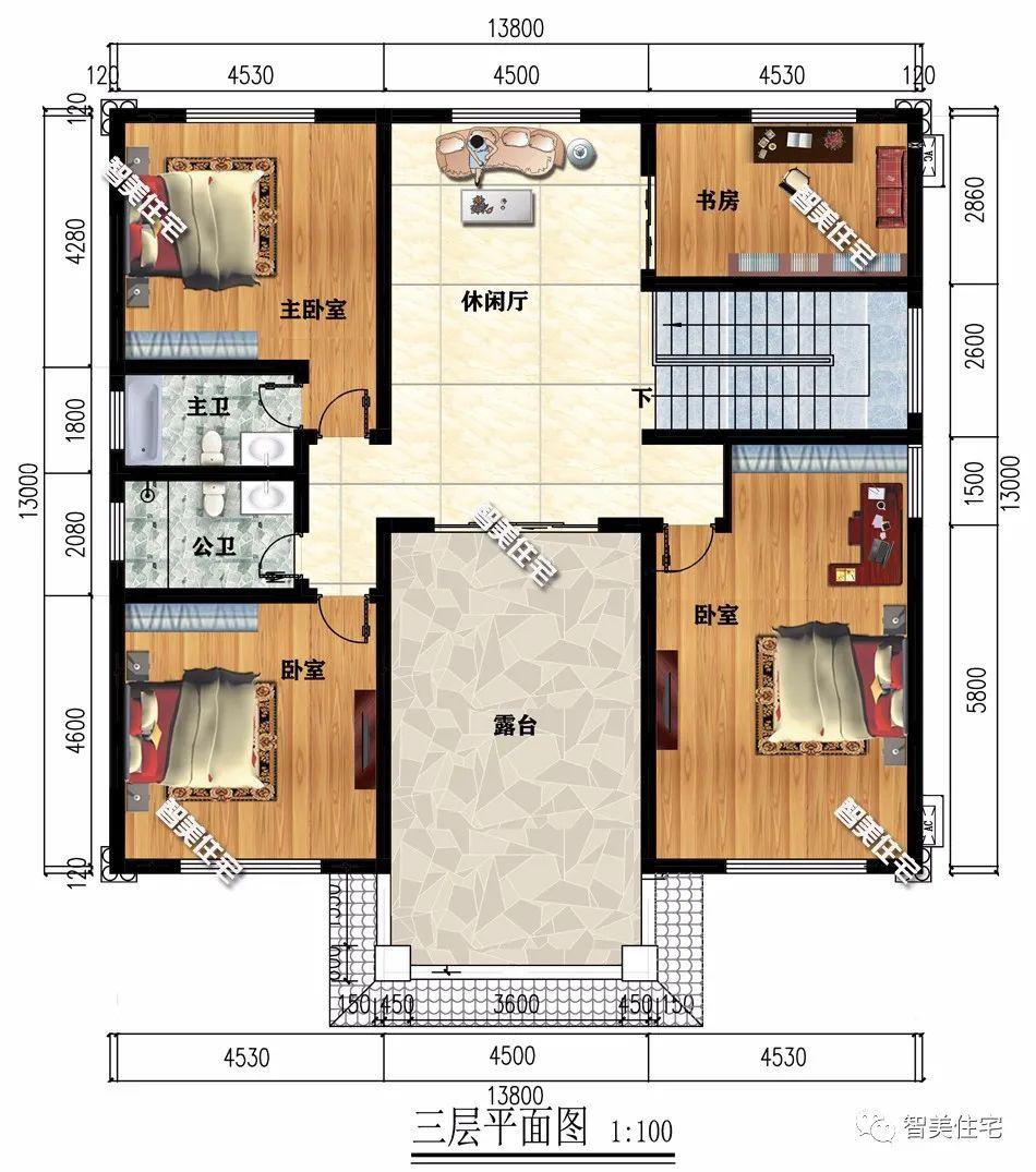 2栋建在湖南农村，带堂屋设计的简欧别墅，超羡慕老家有地的人