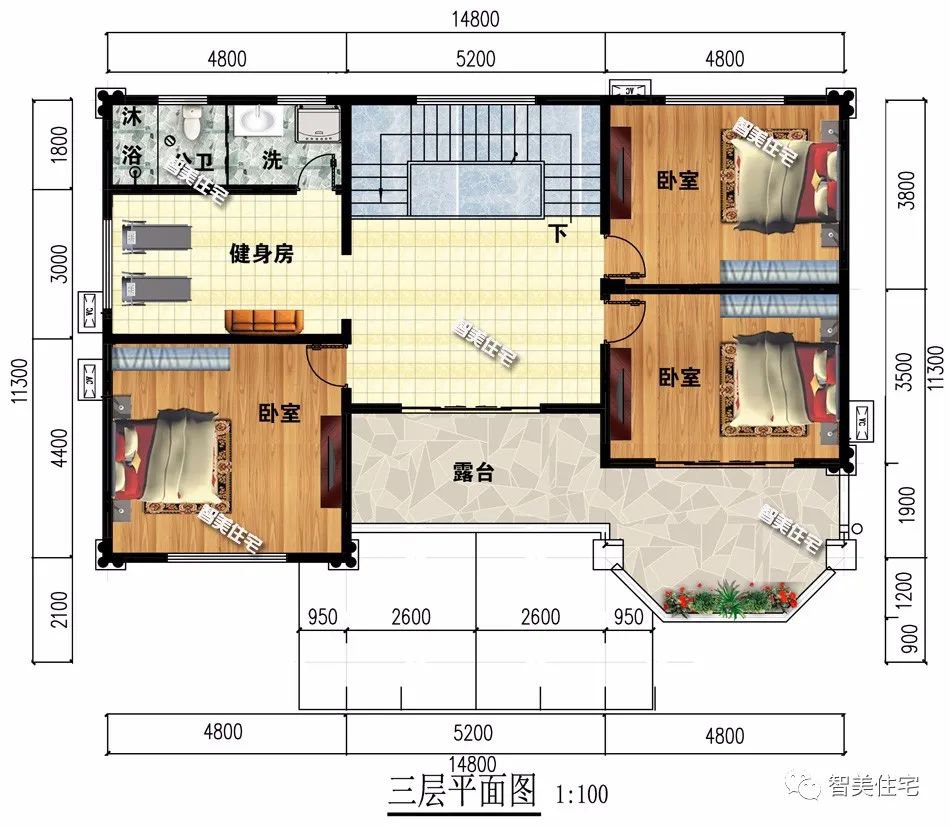 2栋建在湖南农村，带堂屋设计的简欧别墅，超羡慕老家有地的人