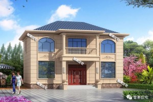 宽13米小户型农村别墅案例，建起来很不错。