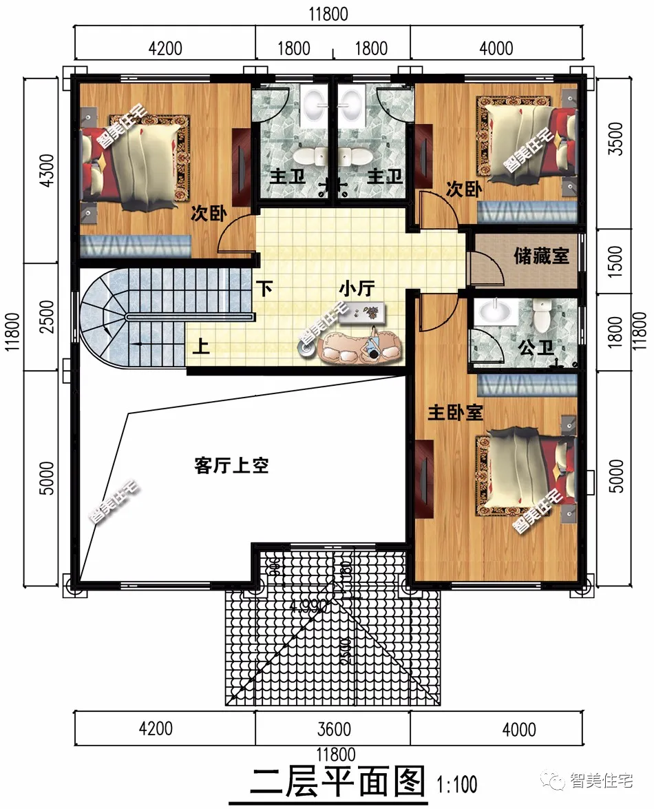 在农村最受欢迎的别墅户型，新中式和简欧风格，这样建房不过时