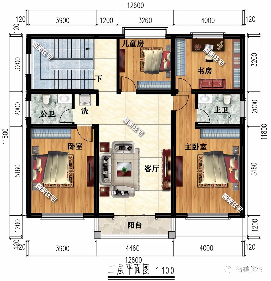 6栋简约方正小别墅，造价25万左右，不是土豪也盖得起