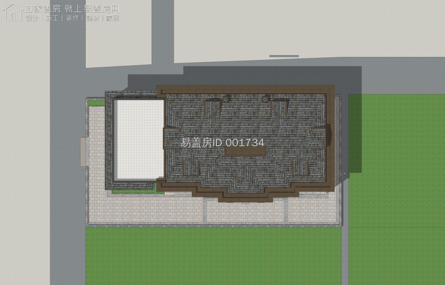 24m×11.5m，北京昌平欧式二层火爆农村别墅