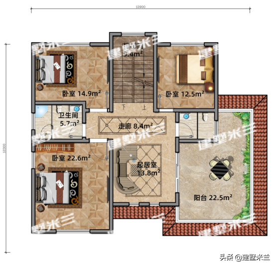 农村自建房别墅三层设计，不要最贵，只要最合适