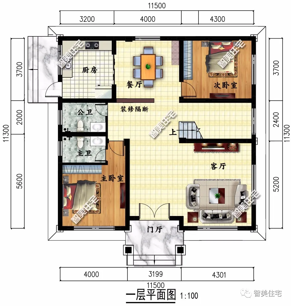 2栋宽11-12米间的简欧别墅，三层都有大露台，第二栋配车库