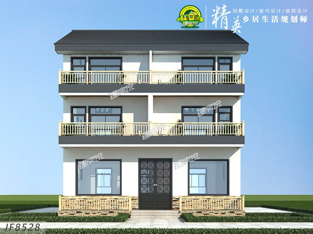 古色古香的徽派建筑，和现代风格结合，是我想要的房子模样