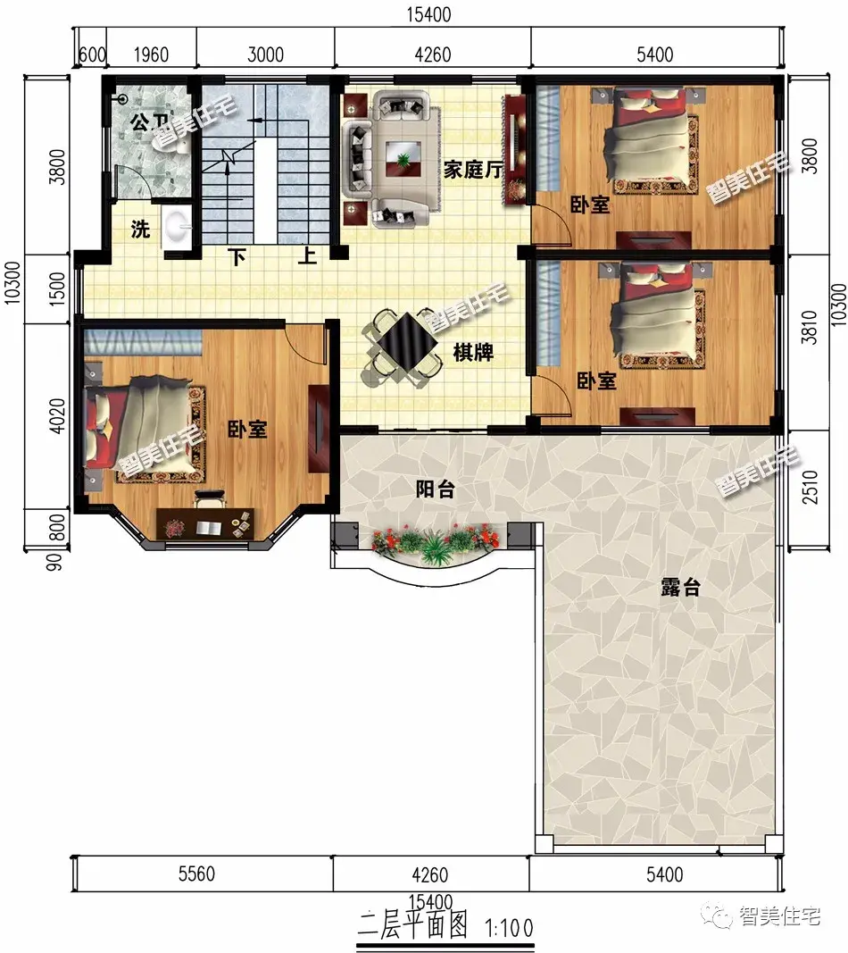 2栋平屋面设计，建在广东农村的别墅，第一栋做法很巧妙