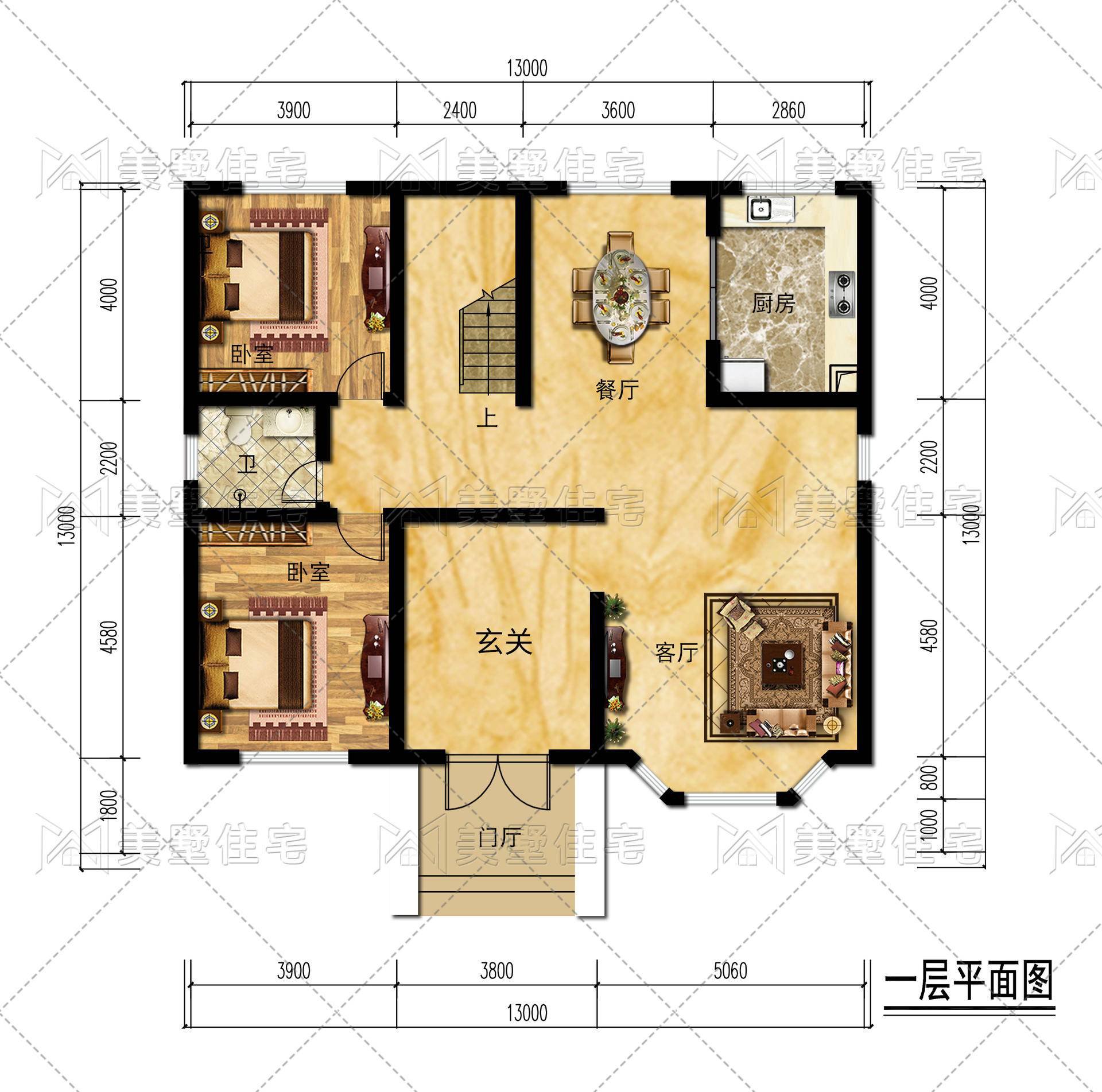 6款适合农村自建的二层小别墅，简单实用造价低给你一个温馨的家