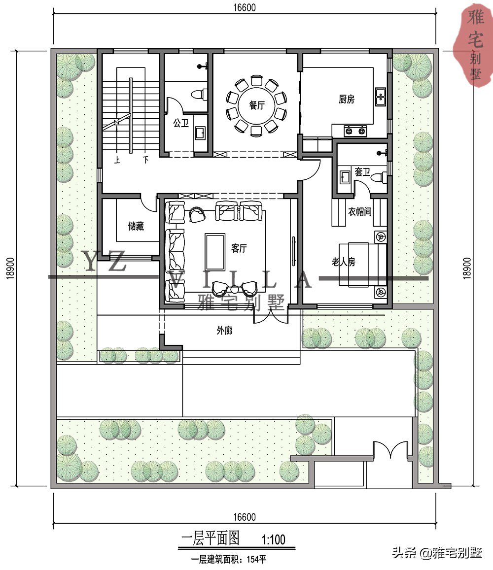 12x13米，福州两层现代自建房别墅，落地窗大露台毛坯30万