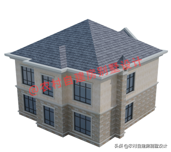 设计新颖的农村自建房,迷你版的城堡别墅来康康吧