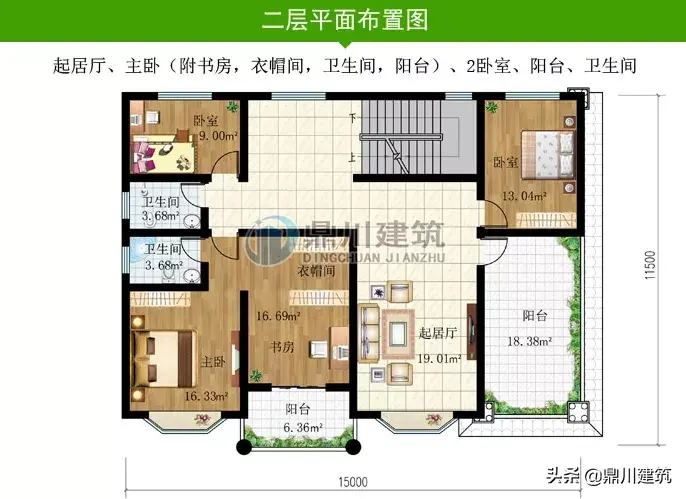 四开间带堂屋别墅，大空间功能全利用率高，布局配置合理居住舒适