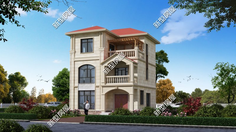 老人说：农村建房堂屋不能少，这10套别墅设计，造价25万起