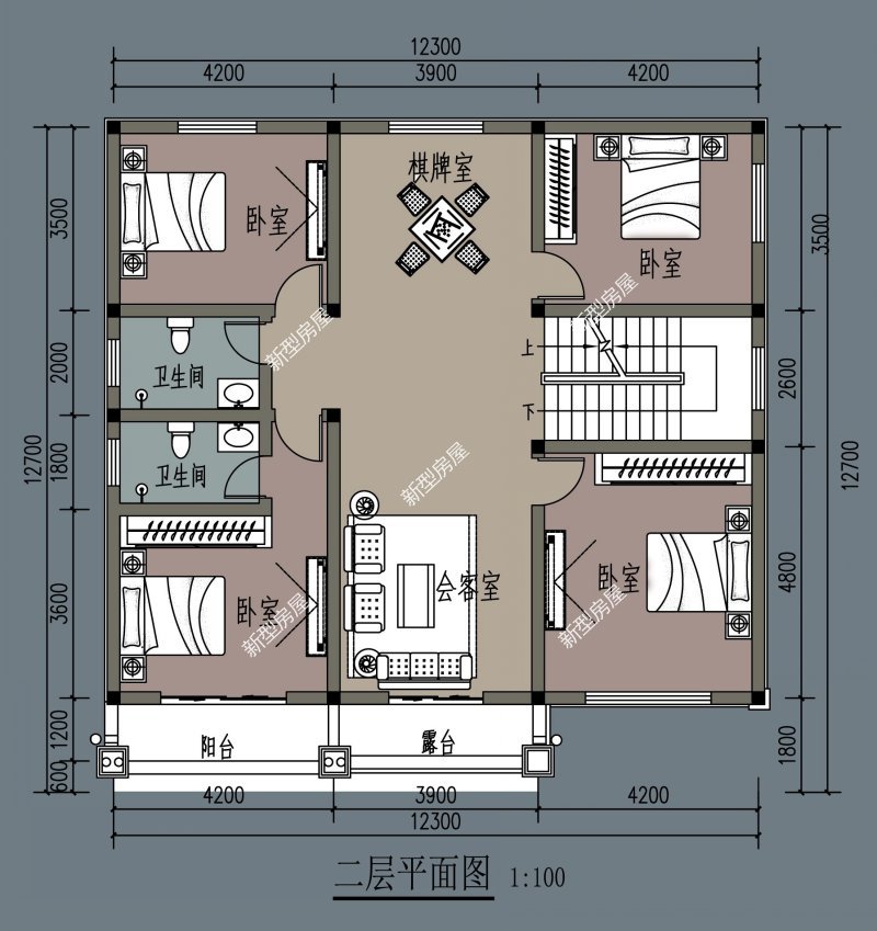 老人说：农村建房堂屋不能少，这10套别墅设计，造价25万起