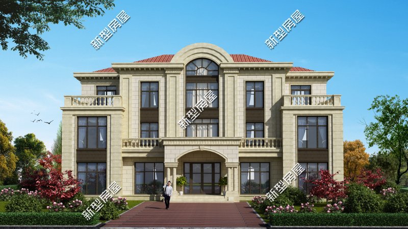 老人说：农村建房堂屋不能少，这10套别墅设计，造价25万起