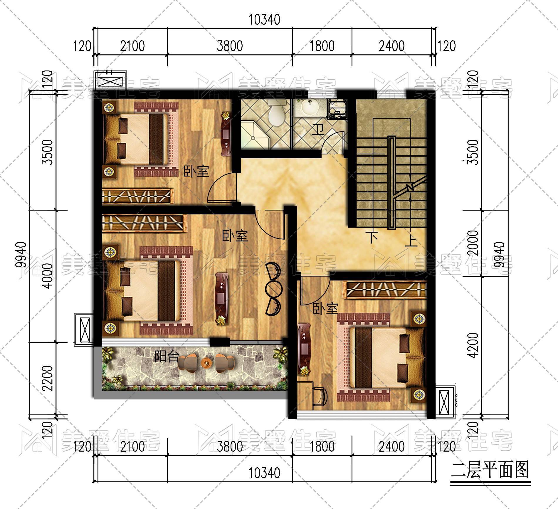 这几款简约现代别墅，平顶设计更适合农村，照着建不会出错