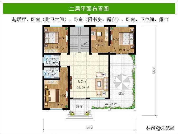 农村160㎡双层港风别墅设计，两个字形容：气派