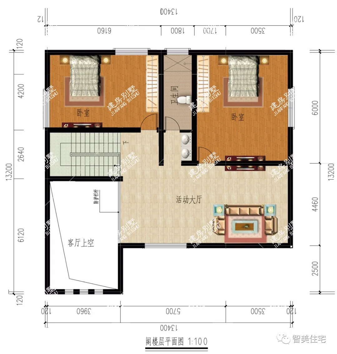 长15米宽10米农村自建房设计图 - 知乎