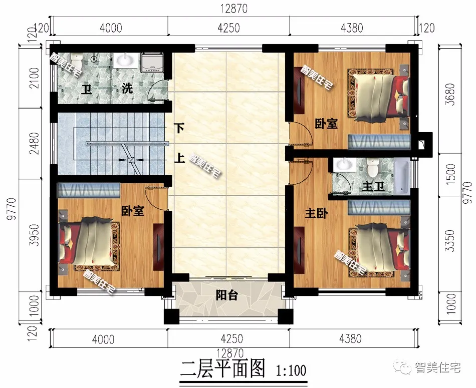 2栋新中式风格别墅，很具时尚感，完全满足当代生活需求