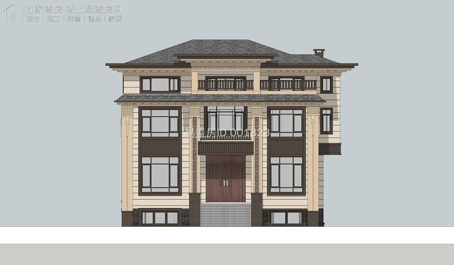 江西占地120㎡新中式农村别墅，架空层+阁楼层布局你觉得怎样