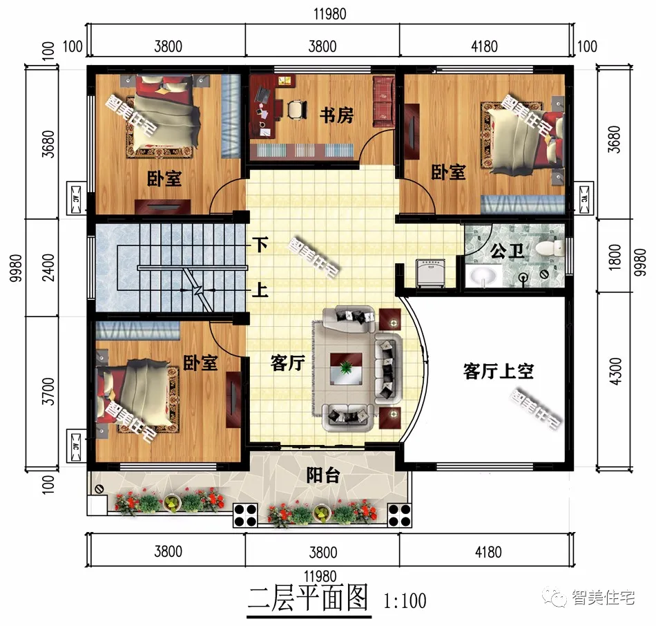 2栋建在江西农村的别墅，简约美让我们爱不完，每栋30来万