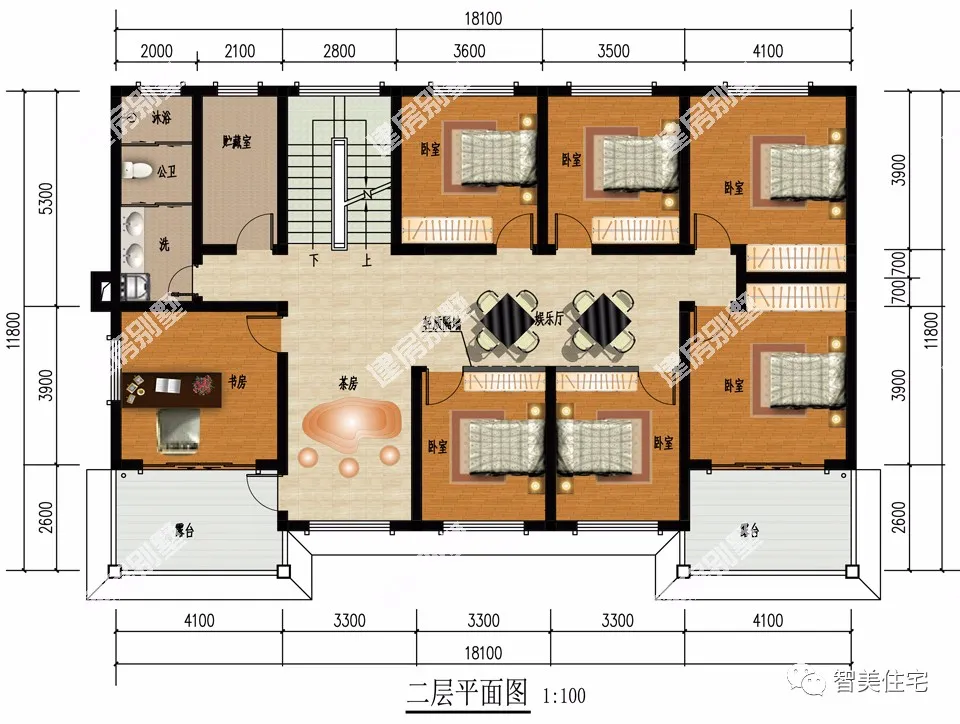 2栋建在四川农村的别墅，都带堂屋设计，第二栋配柴火房