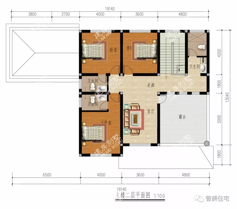 一栋很特别的合院别墅，为现代式生活设计，宅基地大可以任性