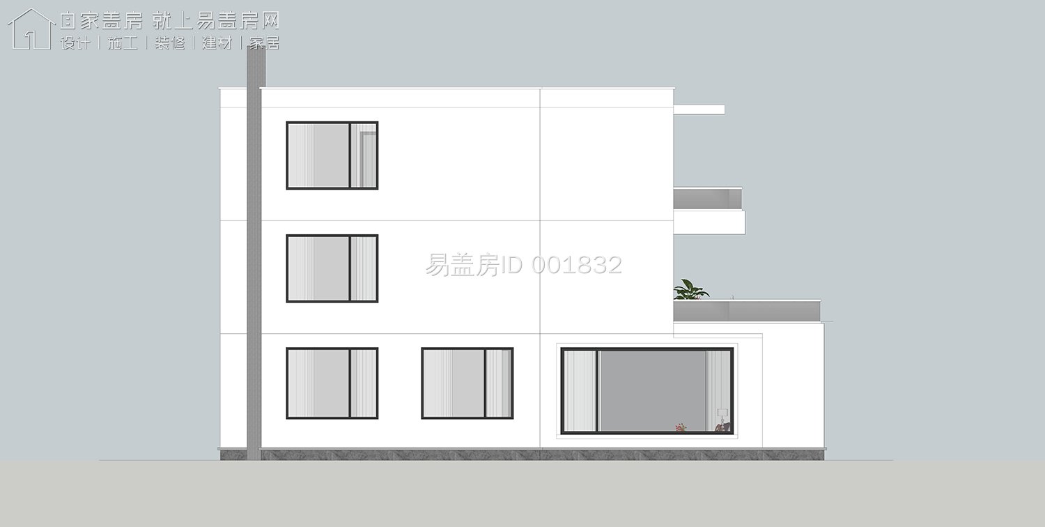 浙江衢州54.6万现代农村别墅，通透又安全就是这么赞