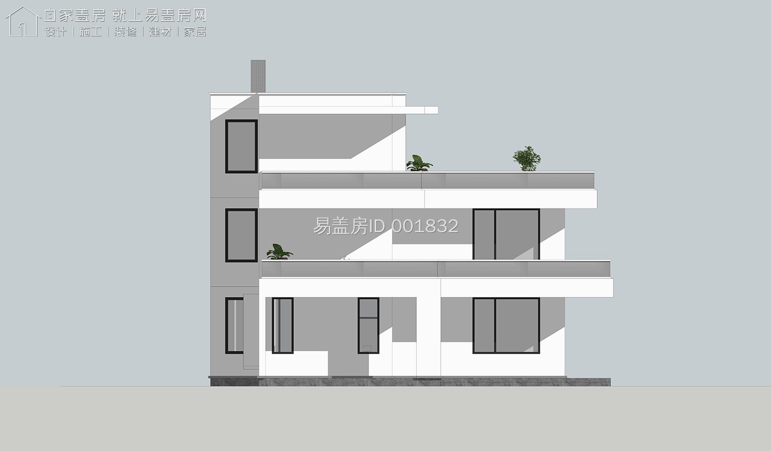 浙江衢州54.6万现代农村别墅，通透又安全就是这么赞