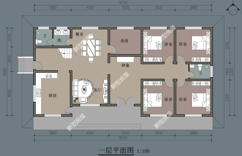 终于找到15万就能建的别墅图纸，这6套哪一套更适合农村？