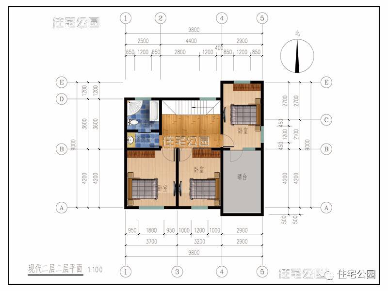 6套全新设计的户型图纸，农村盖别墅，传统中式才接地气