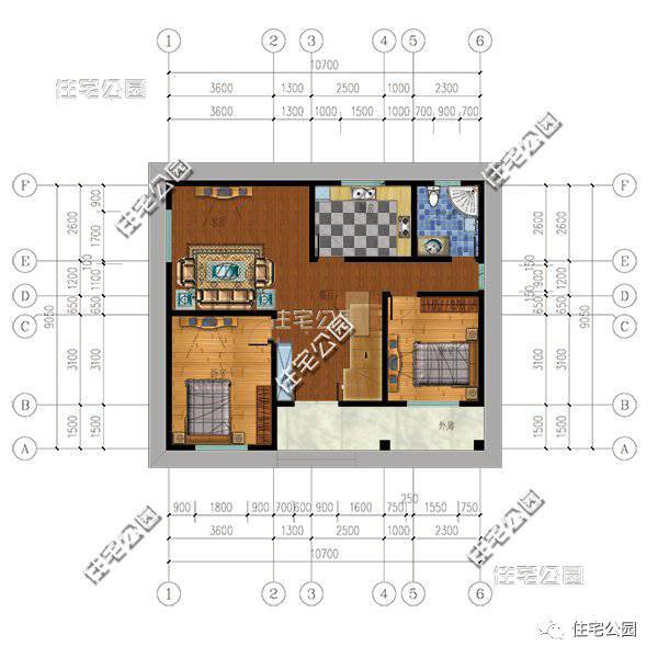 6套全新设计的户型图纸，农村盖别墅，传统中式才接地气