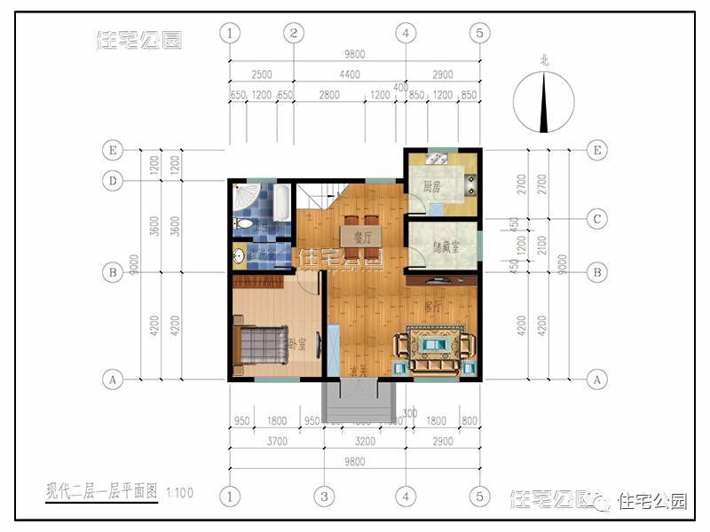 6套全新设计的户型图纸，农村盖别墅，传统中式才接地气