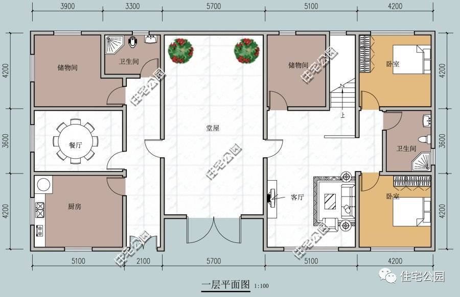 6套全新设计的户型图纸，农村盖别墅，传统中式才接地气