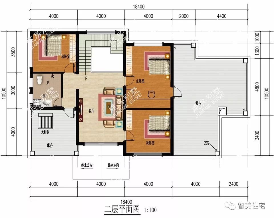 欧式和中式风格设计的两别墅，第二栋合院建筑，古风惹人爱