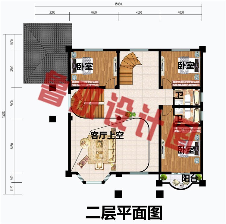 四层欧式农村实用楼房图