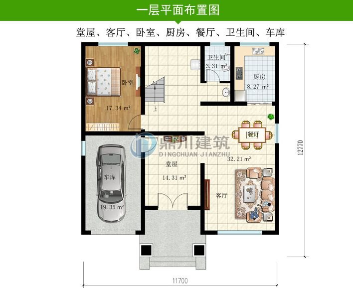 8套高品质别墅设计，布局惊艳方便生活，第4套中式带庭院35万可建