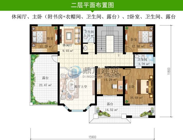 8套高品质别墅设计，布局惊艳方便生活，第4套中式带庭院35万可建