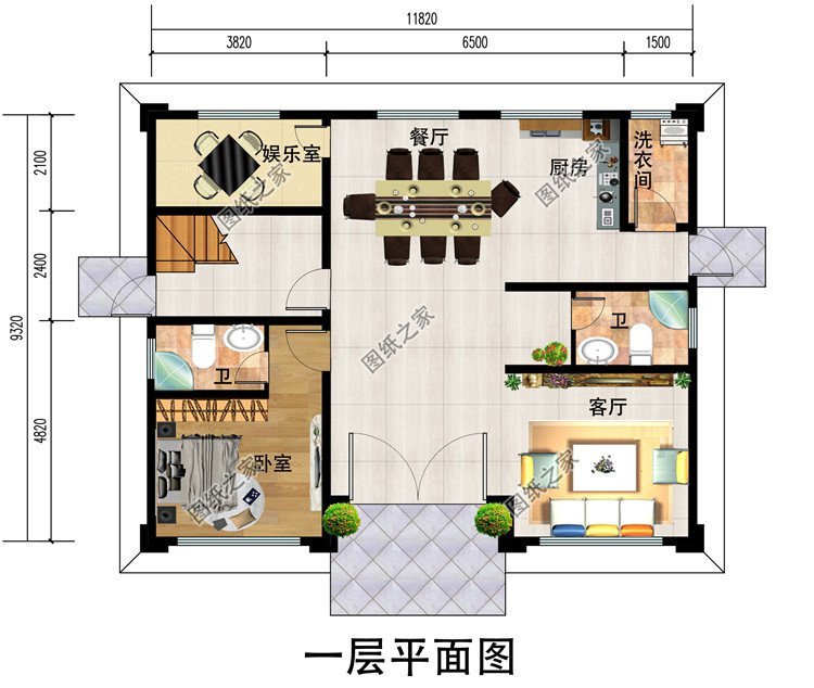 农村三层大气别墅图片，建这样的房子，出去肯定有面儿