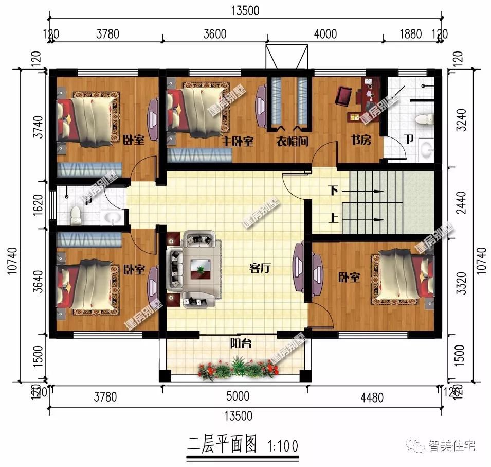 外观风格相似的两栋别墅，第一栋造价25万，很多人都喜欢