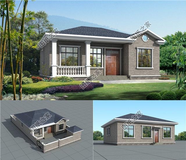 农村大三间房怎么盖，看看这4款，都是2021年最新款图纸