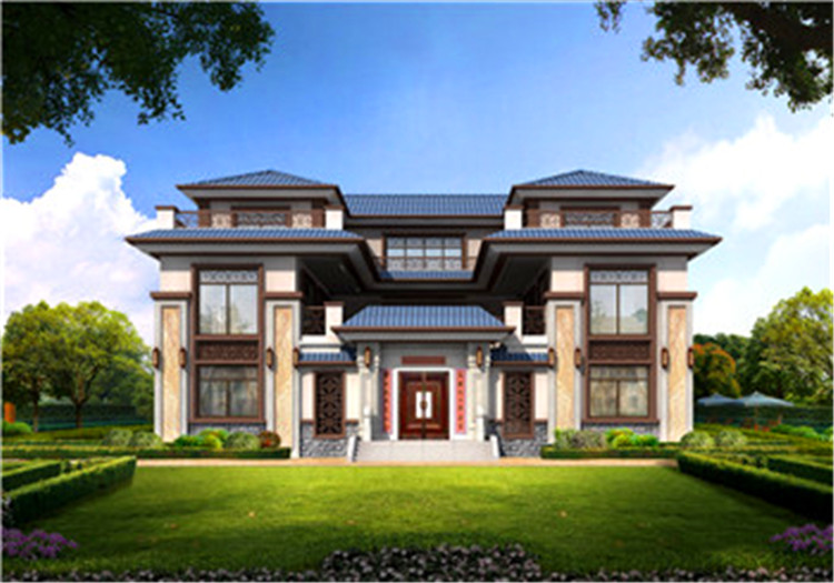 新中式四合院别墅设计图，二、三层的都有，宽敞舒适又阔气