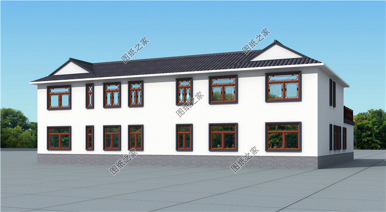 中式合院设计,高低有序,层次分明享受乡村纯朴生活